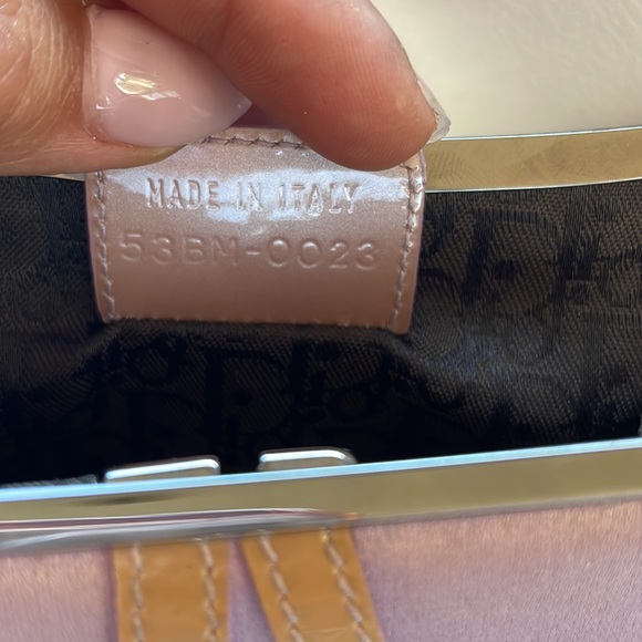 Christian Dior silk mini saddle bag - Picture 12 of 17